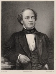 Portret kompozytora Jacques Fromental Halévy 1799-1862.