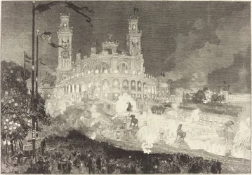 14 lipca. Iluminacja Palais du Trocadéro