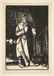 Le G. V. C. (Strażnicy kanałów komunikacyjnych), z Wojny 1914, seria pierwsza, nr. 9