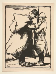 Le G?n?ral Joffre d?core (General Joffre Decorates), z La Guerre de 1914, pierwsza seria, nr. 12