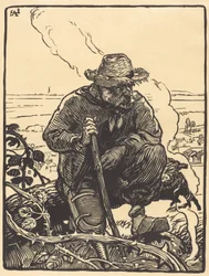 Wiejski żebrak, 1895.