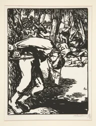 The Franks-Tireurs (Sharpshooters), z Wojny 1914, pierwsza seria, nr. 11