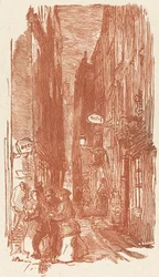 Rue Saint-Severin, opublikowana w 1901 r.