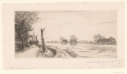 Widok na Amstel Au bord de l