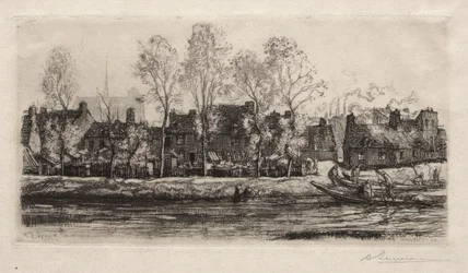 Amiens, brzegi Sommy, 1907.