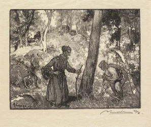 Las Fontainebleau: Łowcy grzybów w Rocher Bernard