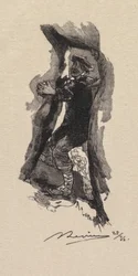 Las Fontainebleau: Przełęcz Siedmiu Jaskiń La Forêt de Fontainebleau..., 1890.