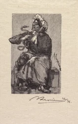 Las Fontainebleau: kupiec węży Las Fontainebleau: kupiec węży, 1890.