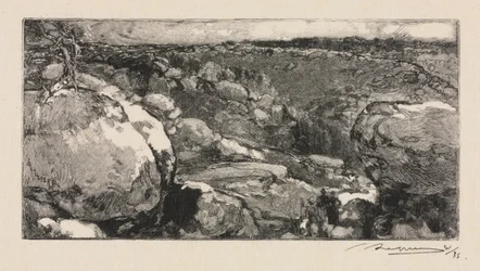 Las Fontainebleau: Cirque of Long-Rocher , 1888.