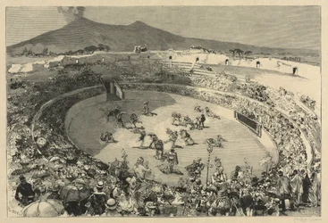 Włochy. Festiwal w Pompejach, Cyrk gladiatorów