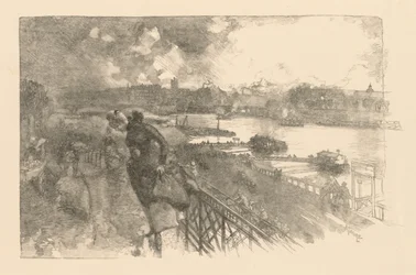 Sekwana przy Pont dAusterlitz, 1866.