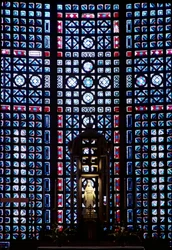 Ściana w stylu Art Deco (witraż)