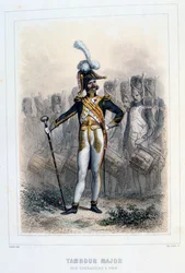 Drum Major grenadierów-à-Pied, 1859.