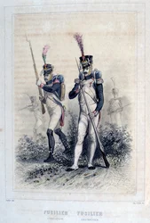 Fizylier Grenadier i Fizylier Chasseurs, 1859.