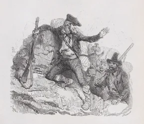 Przemytnicy, z Dzieł wszystkich Bérangera, 1836
