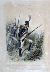 Tyralier Voltigeur, strzelec, 1859.