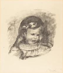 Claude Renoir, z opuszczoną głową