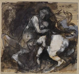 Centaur i dziecko, ok. godz. 1890.