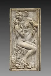 Kochankowie (Les amants), ok. 1880-85 (oryginalny model) (gips lakierowany na kolor jasnobrązowy)