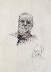 Portret Victora Hugo (1802-85) (lito)