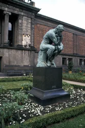 Posąg Myśliciel Rodina, Ny Carlsberg Glyptotek, Kopenhaga, Dania, Europa
