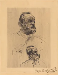 Victor Hugo, ujęcie trzy czwarte