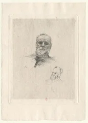Victor Hugo, en face