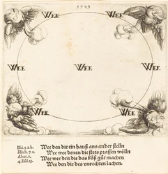 Biada jest ogłoszona u skrybów i faryzeuszy, 1549.