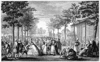 Promenada, Paryż, 1885