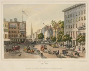 Broad-Way, wyd. 1850 (kolor lito)