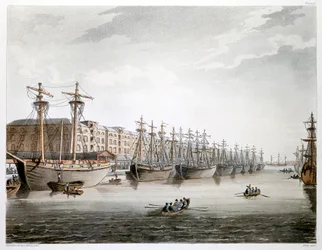 West India Docks, Londyn, 1808-1810