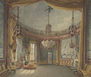 Salon, Brighton Pavilion, ca. 1826.