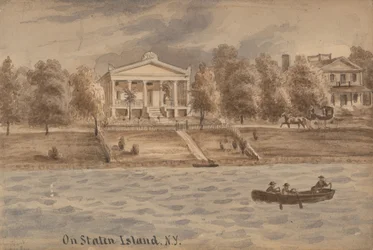 Inner Bay, Staten Island, Nowy Jork, ca. 1872.