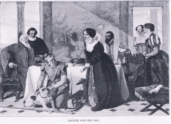 Launce i jego pies, z The Magazine of Art 1893, Cassell and Company