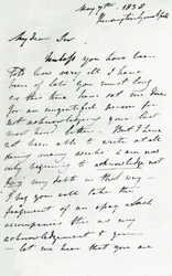 List Augustusa Walla Callcotta, 7 maja 1838 1904