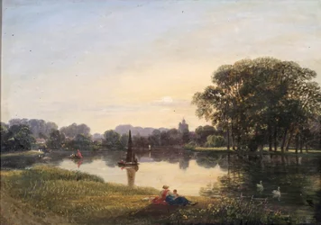 Rzeka w Chiswick, ok. 1800