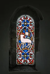 Agnus Dei, Baranek Boży, 1849 (witraż)
