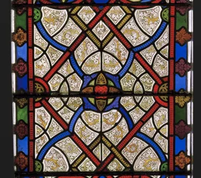 Okno wschodnie, detal, 1849 (witraż)