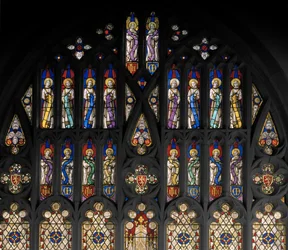 St. Alban, detal, ok.1841 (witraż)