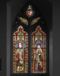 Św. Tomasz z Canterbury i Św. Osith, 1847 (witraże)
