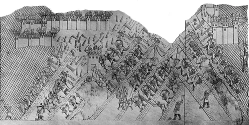Napaść na miasto Lachish, 700-692 pne, ok. 1900-1920.