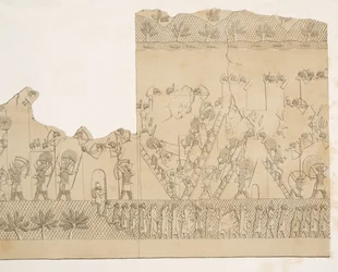 Oblężenie i eskalacja miasta (Kouyunjik), z Monuments of Niniveh, wyd. 1849