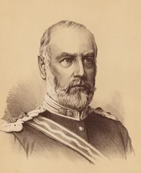 Podpułkownik Rowe (kolorowa litografia)