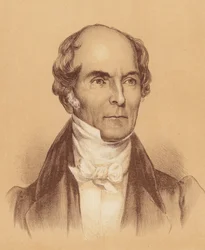 Sir Francis Forbes, pierwszy naczelny sędzia Nowej Południowej Walii (kolorowa litografia)
