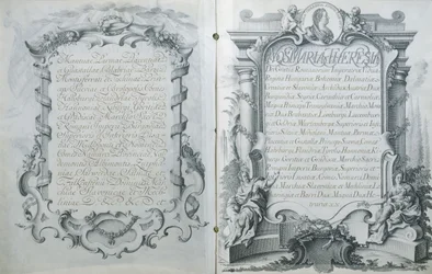 Austriacka ratyfikacja Kontraktu Małżeńskiego Marii Antoniny, arcyksiężnej Austrii z delfinem Ludwikiem Francji, 23 kwietnia 1770