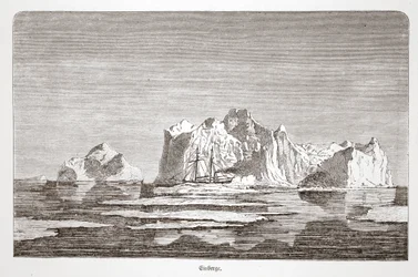 Góry lodowe, z Tegetthoff, 1876