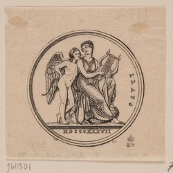 Medal z wykonaniem Erato