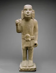 Standard-Bearer, Late Post Classic, 1200-1521 (kamień wulkaniczny)