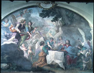 Chrystus służony przez aniołów