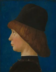 Francesco II Gonzaga, czwarty markiz Mantui, ok. 1474-1480 (tempera na płycie z topoli)